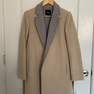 Theory Women Wool Coat, Size XS